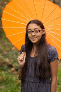 girl with a parasol | Snohomish Photography